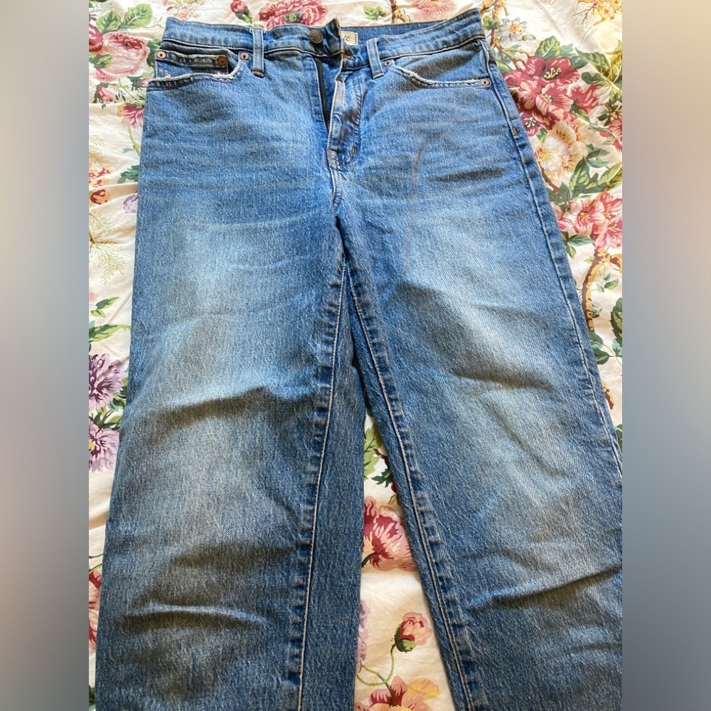 Madewell classic straight jeans